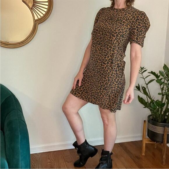 Amour Vert “Darla" Washable Silk Mini Shift Dress new XS - Picture 2 of 7